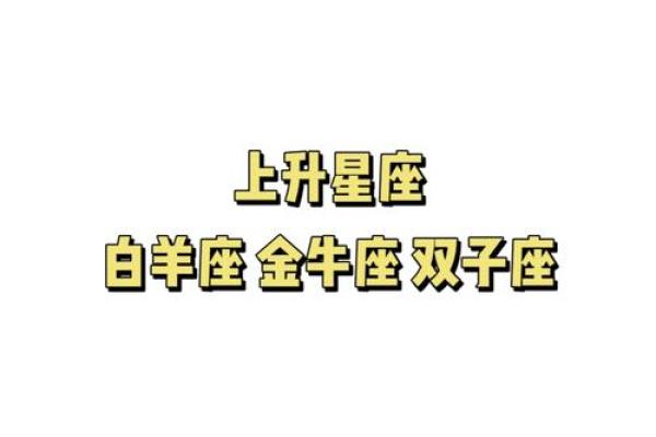 双子座下一个星座、双子座的上升星座