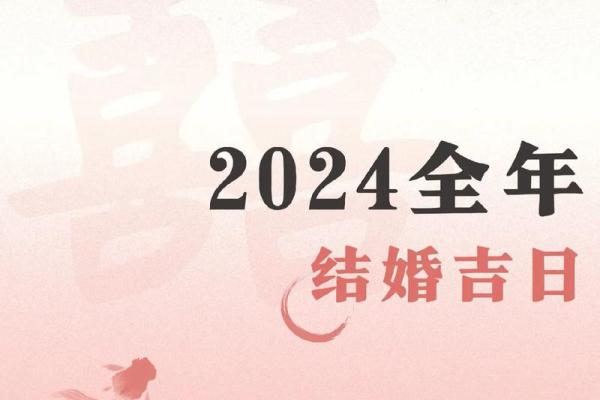 2024年最佳结婚吉日推荐全攻略 2024年哪天结婚最好