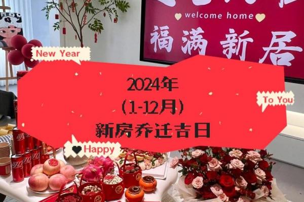 月乔迁好日子 2024年末搬家黄道吉日