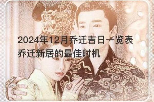 2024年12月乔迁黄道吉日 开启鸿运新篇章