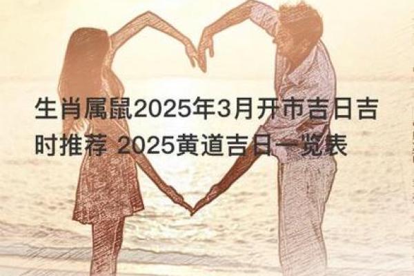 黄道吉日2025年3月属鼠领证一览表