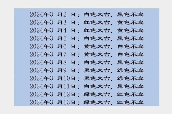 2025年3月11五行穿衣分享查询