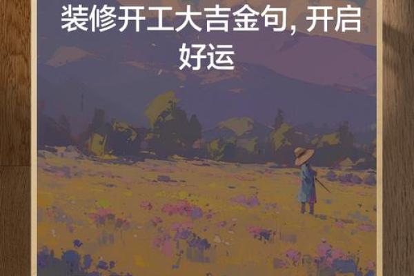 装修开工大吉的金句