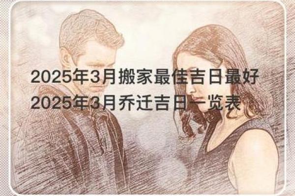 25年3月搬家吉日有哪些