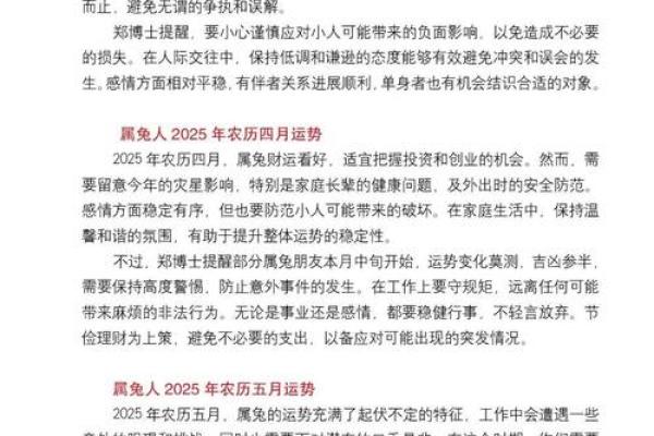 属兔的2025年蛇年运势_2025年属兔人的全年运势每月运势