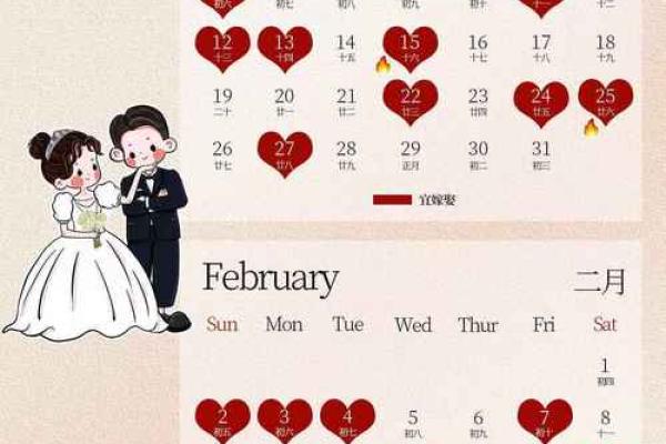 2025正月结婚吉日选择表最佳婚期一览
