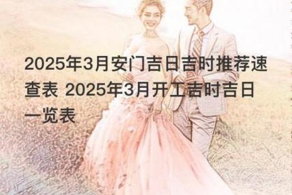 2025年3月结婚黄道吉日查询 2025年3月结婚黄道吉日查询最佳婚期推荐