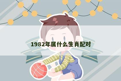1982年属什么生肖配对